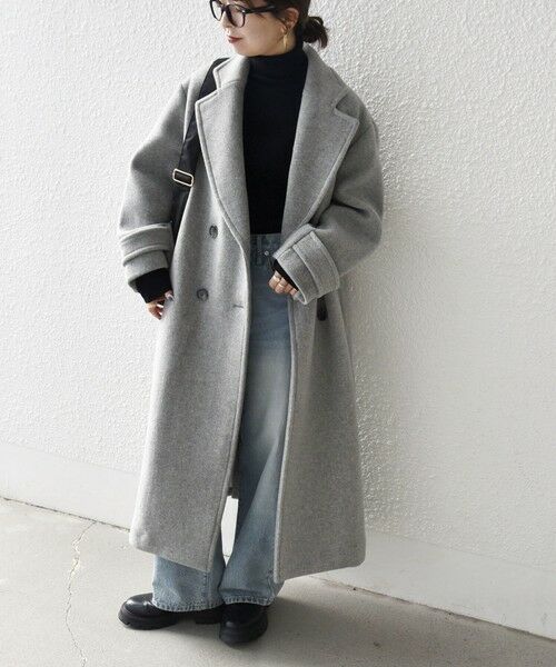 SHIPS / シップス その他アウター | 【WEB限定】SHIPS any: PURE WOOL ロング テーラード コート | 詳細8