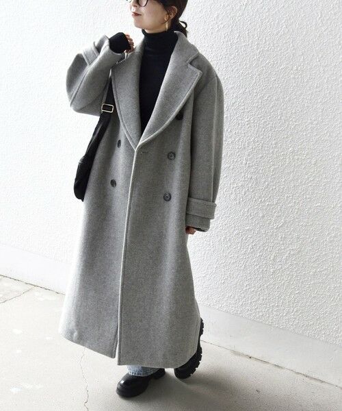 SHIPS / シップス その他アウター | 【WEB限定】SHIPS any: PURE WOOL ロング テーラード コート | 詳細9