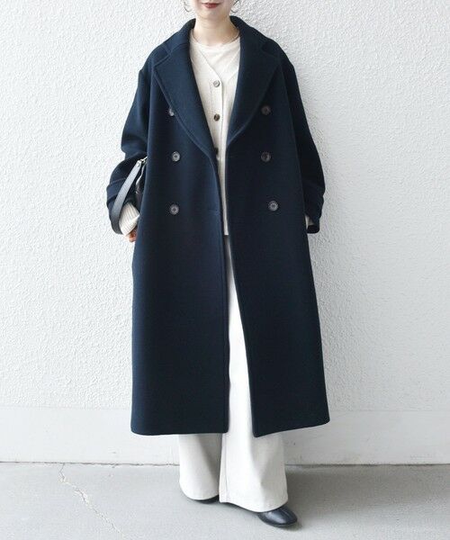 SHIPS / シップス その他アウター | 【WEB限定】SHIPS any: PURE WOOL ロング テーラード コート | 詳細30