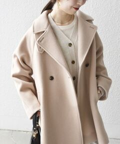 SHIPS / シップス その他アウター | 【WEB限定】SHIPS any: PURE WOOL スタンド & テーラード ハーフ コート