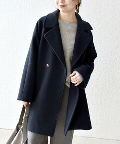 SHIPS / シップス その他アウター | 【WEB限定】SHIPS any: PURE WOOL スタンド & テーラード ハーフ コート