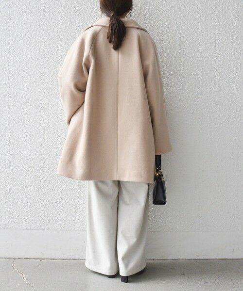 SHIPS / シップス その他アウター | 【WEB限定】SHIPS any: PURE WOOL スタンド & テーラード ハーフ コート | 詳細19