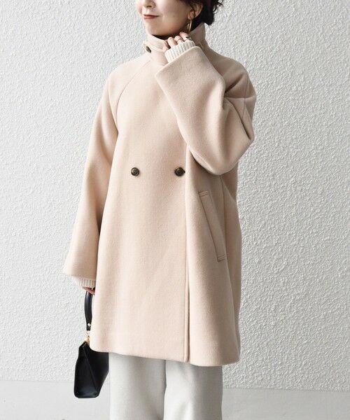 SHIPS / シップス その他アウター | 【WEB限定】SHIPS any: PURE WOOL スタンド & テーラード ハーフ コート | 詳細27