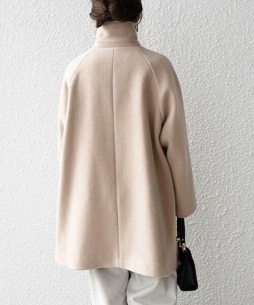 SHIPS / シップス その他アウター | 【WEB限定】SHIPS any: PURE WOOL スタンド & テーラード ハーフ コート | 詳細30