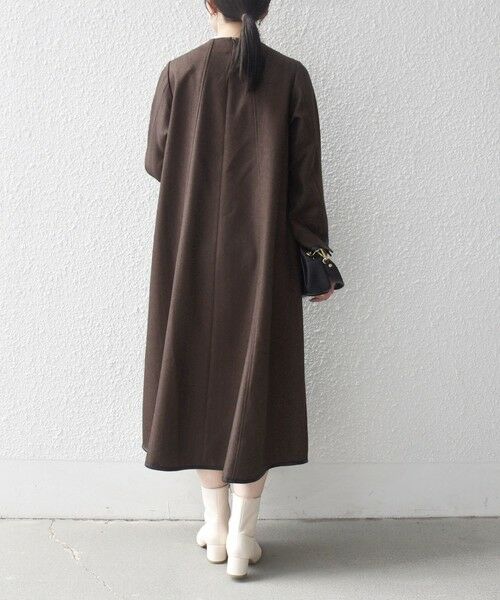 SHIPS / シップス ロング・マキシ丈ワンピース | SHIPS any: ヘリンボーン パイピング フレア ワンピース | 詳細15