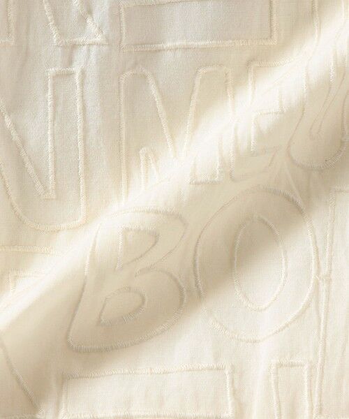 SHIPS / シップス ロング・マキシ丈ワンピース | bon_meur:〈洗濯機可能〉ロゴ エンブロイダリー ティアード キャミ ワンピース | 詳細6