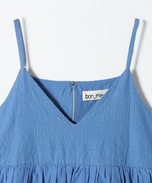 SHIPS / シップス ロング・マキシ丈ワンピース | bon_meur:〈洗濯機可能〉ロゴ エンブロイダリー ティアード キャミ ワンピース | 詳細19