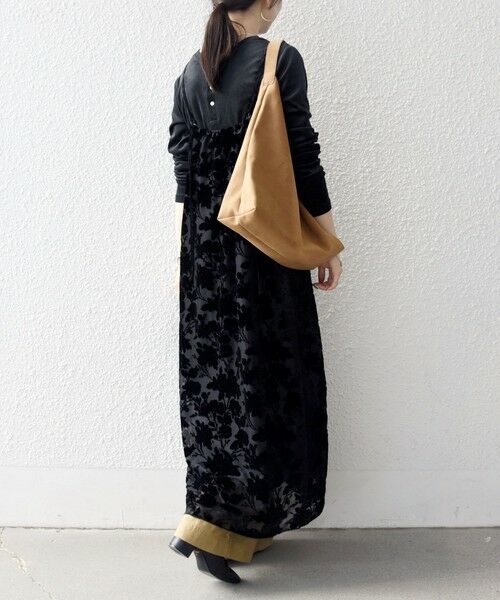 SHIPS / シップス ロング・マキシ丈ワンピース | SHIPS any:〈手洗い可能〉フラワー オパール ロング キャミワンピース | 詳細3