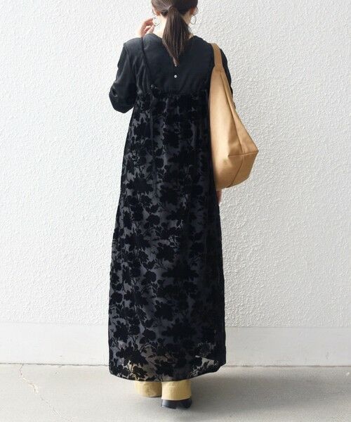 SHIPS / シップス ロング・マキシ丈ワンピース | SHIPS any:〈手洗い可能〉フラワー オパール ロング キャミワンピース | 詳細4