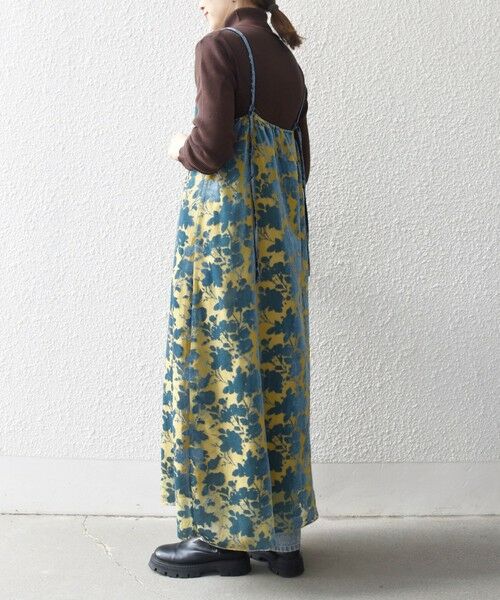 SHIPS / シップス ロング・マキシ丈ワンピース | SHIPS any:〈手洗い可能〉フラワー オパール ロング キャミワンピース | 詳細14