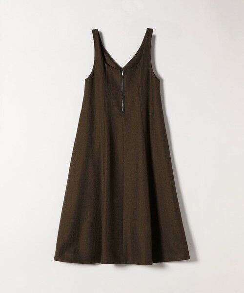 SHIPS / シップス ロング・マキシ丈ワンピース | SHIPS any: ヘリンボーン パイピング フレア ジャンパースカート | 詳細17