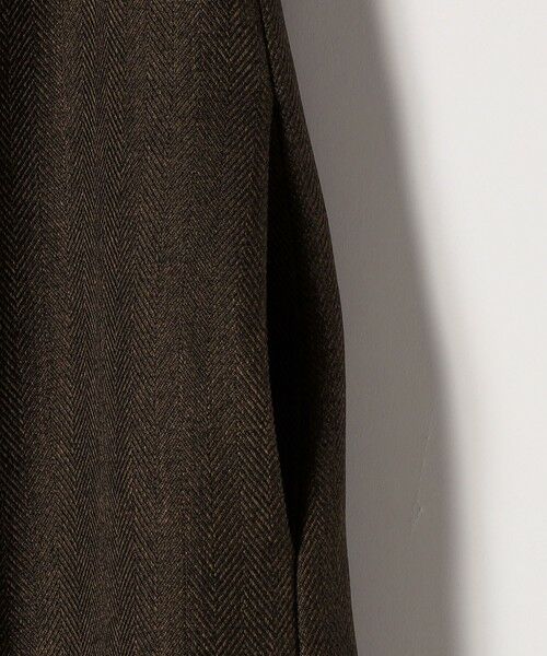 SHIPS / シップス ロング・マキシ丈ワンピース | SHIPS any: ヘリンボーン パイピング フレア ジャンパースカート | 詳細20