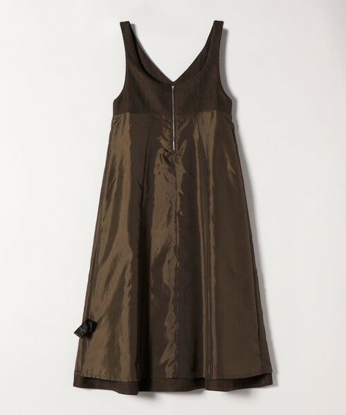 SHIPS / シップス ロング・マキシ丈ワンピース | SHIPS any: ヘリンボーン パイピング フレア ジャンパースカート | 詳細22