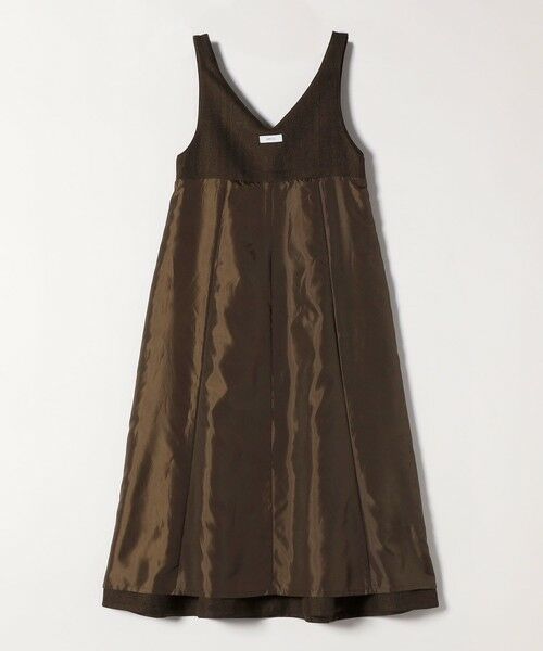 SHIPS / シップス ロング・マキシ丈ワンピース | SHIPS any: ヘリンボーン パイピング フレア ジャンパースカート | 詳細23