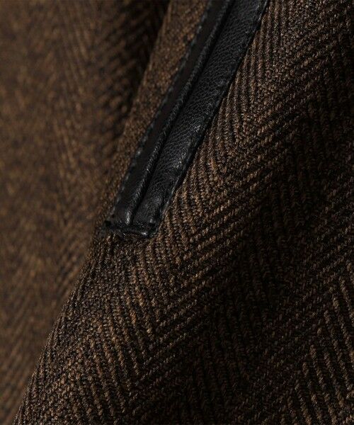 SHIPS / シップス ロング・マキシ丈ワンピース | SHIPS any: ヘリンボーン パイピング フレア ジャンパースカート | 詳細24