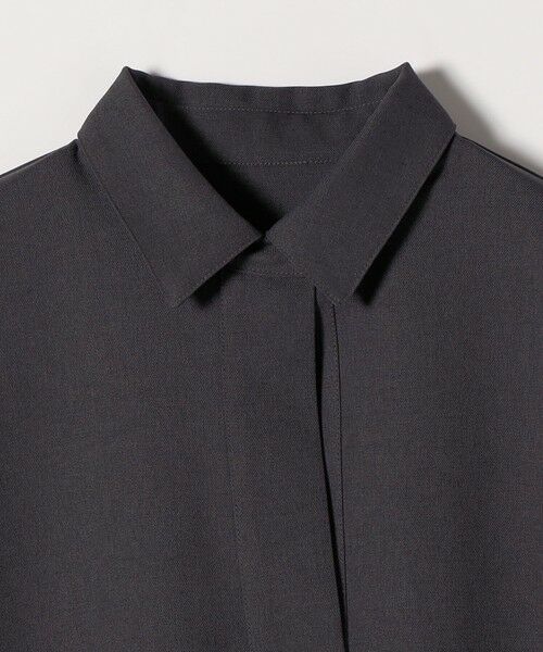 SHIPS / シップス ロング・マキシ丈ワンピース | SHIPS any:〈洗濯機可能〉サージ スキッパー シャツ ワンピース | 詳細7