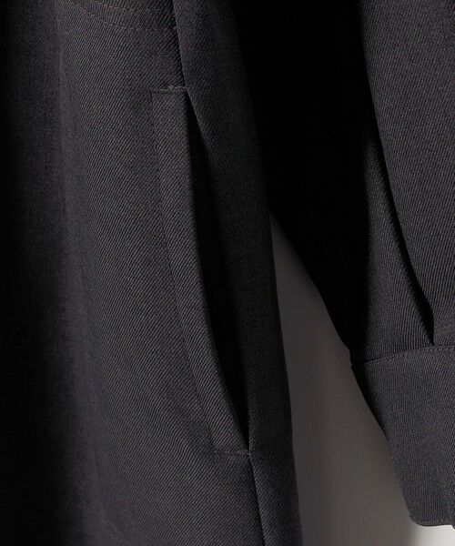 SHIPS / シップス ロング・マキシ丈ワンピース | SHIPS any:〈洗濯機可能〉サージ スキッパー シャツ ワンピース | 詳細9