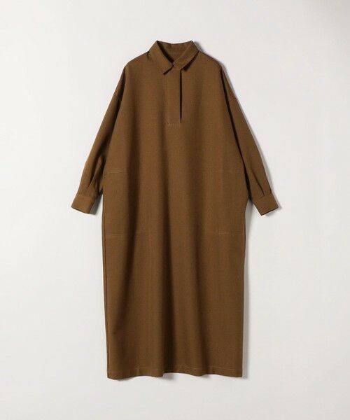 SHIPS / シップス ロング・マキシ丈ワンピース | SHIPS any:〈洗濯機可能〉サージ スキッパー シャツ ワンピース | 詳細24
