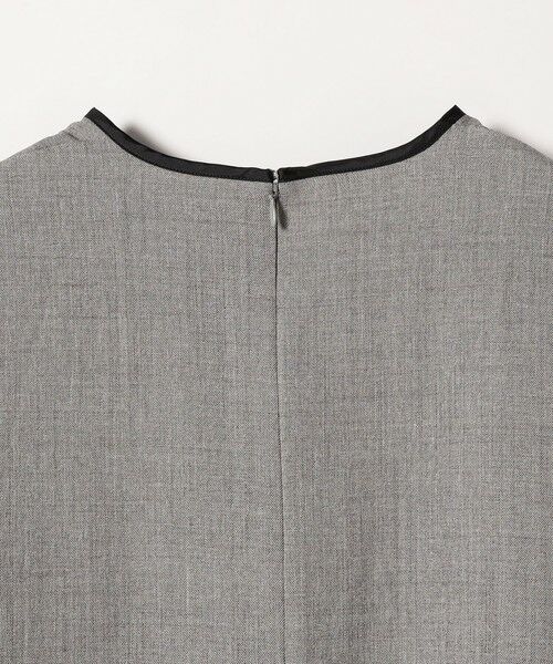 SHIPS / シップス ロング・マキシ丈ワンピース | SHIPS any: ウーステッド パイピング ボタン ロングスリーブ フレア ワンピース | 詳細17