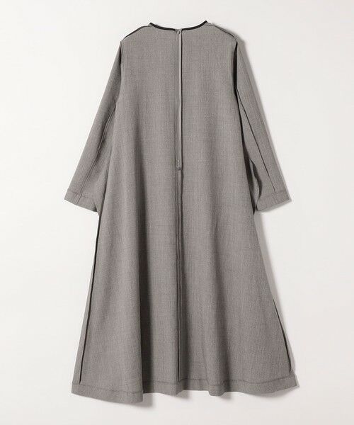 SHIPS / シップス ロング・マキシ丈ワンピース | SHIPS any: ウーステッド パイピング ボタン ロングスリーブ フレア ワンピース | 詳細19