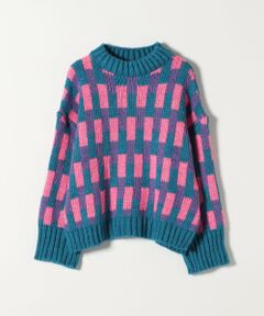 SHIPS / シップス ニット・セーター | CARA＆THE SKY:〈洗濯機可能〉マルチカラー ワイドスリーブ ニット プルオーバー