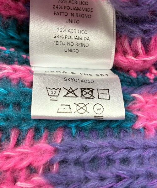 SHIPS / シップス ニット・セーター | CARA＆THE SKY:〈洗濯機可能〉マルチカラー ワイドスリーブ ニット プルオーバー | 詳細5