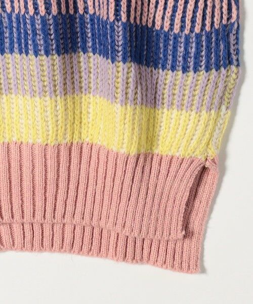 SHIPS / シップス ニット・セーター | CARA＆THE SKY:〈洗濯機可能〉マルチボーダー タートルネック ニット プルオーバー | 詳細4