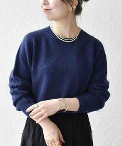 SHIPS / シップス ニット・セーター | 【SHIPS any別注】Harley of Scotland:〈手洗い可能〉シェットランド クルーネック ニット 25AW