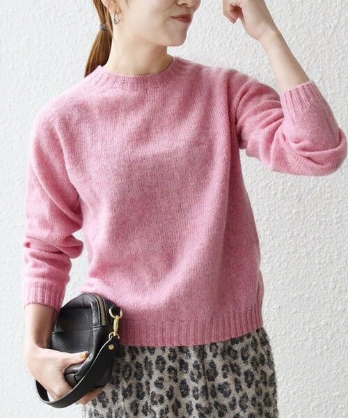 SHIPS / シップス ニット・セーター | 【SHIPS any別注】Harley of Scotland:〈手洗い可能〉シェットランド クルーネック ニット 25AW | 詳細3