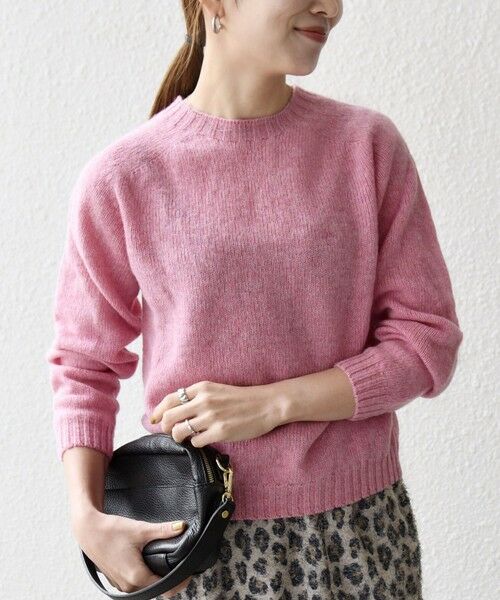 SHIPS / シップス ニット・セーター | 【SHIPS any別注】Harley of Scotland:〈手洗い可能〉シェットランド クルーネック ニット 25AW | 詳細5
