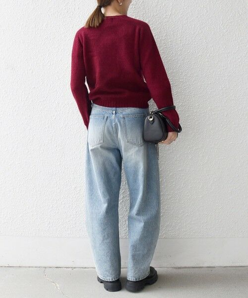 SHIPS / シップス ニット・セーター | 【SHIPS any別注】Harley of Scotland:〈手洗い可能〉シェットランド クルーネック ニット 25AW | 詳細14