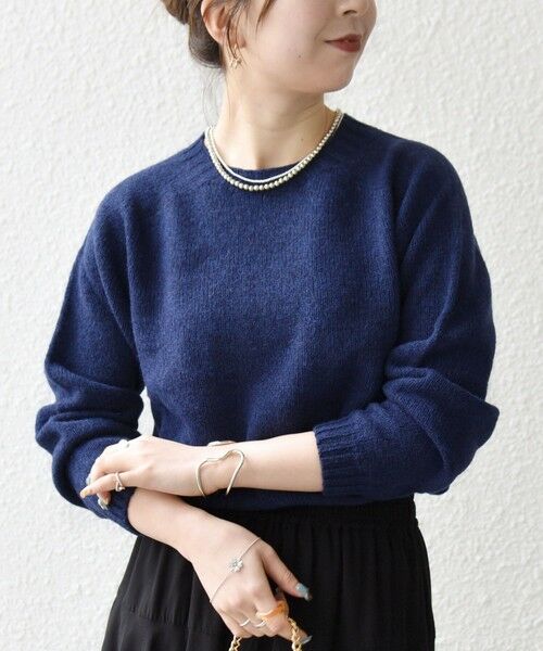SHIPS / シップス ニット・セーター | 【SHIPS any別注】Harley of Scotland:〈手洗い可能〉シェットランド クルーネック ニット 25AW | 詳細22