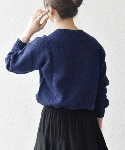 SHIPS / シップス ニット・セーター | 【SHIPS any別注】Harley of Scotland:〈手洗い可能〉シェットランド クルーネック ニット 25AW | 詳細23