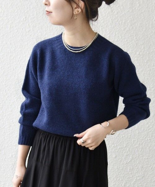 SHIPS / シップス ニット・セーター | 【SHIPS any別注】Harley of Scotland:〈手洗い可能〉シェットランド クルーネック ニット 25AW | 詳細24