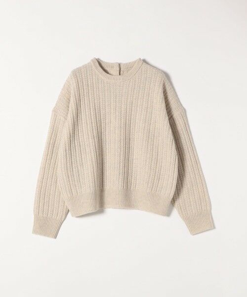 SHIPS / シップス ニット・セーター | 《一部追加予約》SHIPS any: リブ タック編み クルーネック ボタン ニット プルオーバー | 詳細8