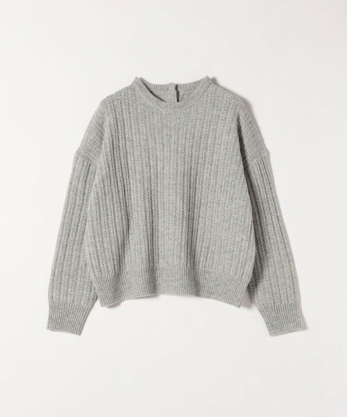 SHIPS / シップス ニット・セーター | 《一部追加予約》SHIPS any: リブ タック編み クルーネック ボタン ニット プルオーバー | 詳細17