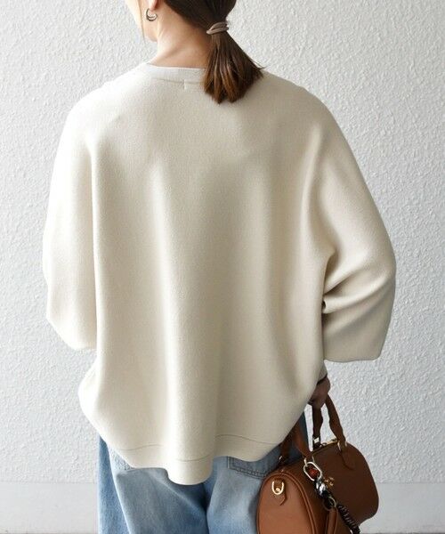 SHIPS / シップス ニット・セーター | 《追加予約》SHIPS any:〈手洗い可能〉ダブルフェイス ボリュームスリーブ ニット プルオーバー | 詳細6