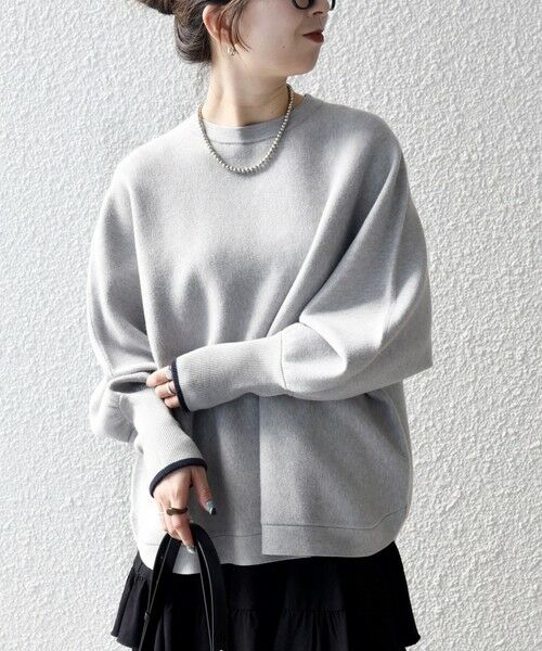 SHIPS / シップス ニット・セーター | 《追加予約》SHIPS any:〈手洗い可能〉ダブルフェイス ボリュームスリーブ ニット プルオーバー | 詳細16