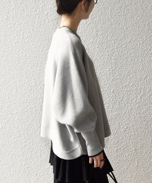 SHIPS / シップス ニット・セーター | 《追加予約》SHIPS any:〈手洗い可能〉ダブルフェイス ボリュームスリーブ ニット プルオーバー | 詳細18