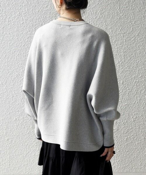 SHIPS / シップス ニット・セーター | 《追加予約》SHIPS any:〈手洗い可能〉ダブルフェイス ボリュームスリーブ ニット プルオーバー | 詳細19