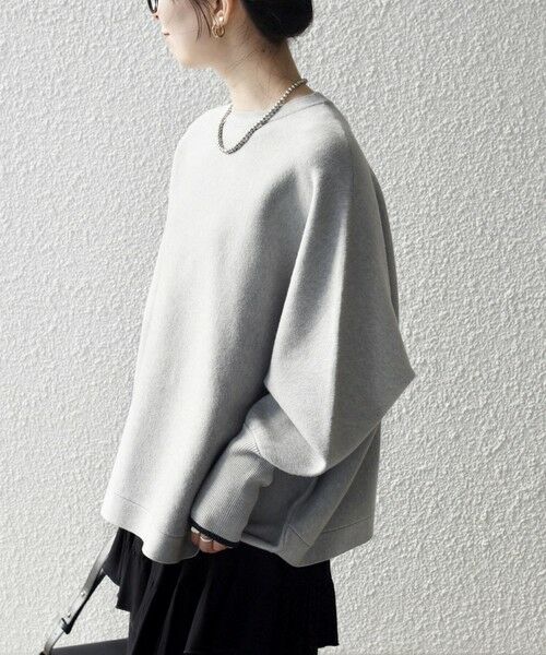 SHIPS / シップス ニット・セーター | 《追加予約》SHIPS any:〈手洗い可能〉ダブルフェイス ボリュームスリーブ ニット プルオーバー | 詳細20