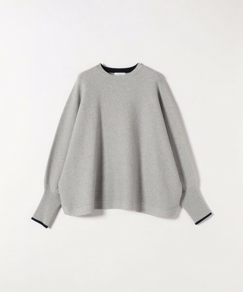 SHIPS / シップス ニット・セーター | 《追加予約》SHIPS any:〈手洗い可能〉ダブルフェイス ボリュームスリーブ ニット プルオーバー | 詳細21
