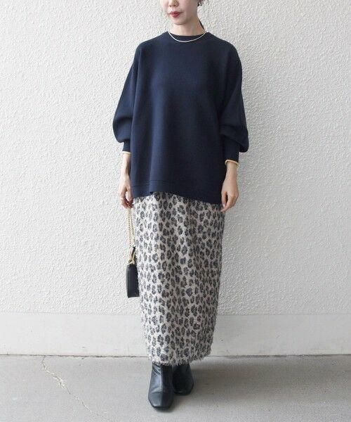 SHIPS / シップス ニット・セーター | 《追加予約》SHIPS any:〈手洗い可能〉ダブルフェイス ボリュームスリーブ ニット プルオーバー | 詳細27