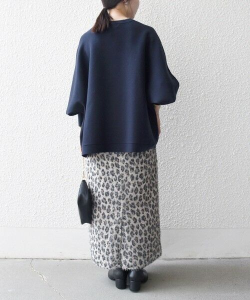 SHIPS / シップス ニット・セーター | 《追加予約》SHIPS any:〈手洗い可能〉ダブルフェイス ボリュームスリーブ ニット プルオーバー | 詳細28