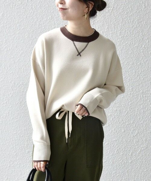 SHIPS / シップス ニット・セーター | SHIPS any:〈手洗い可能〉ダブルフェイス Vガゼット ニット プルオーバー | 詳細10