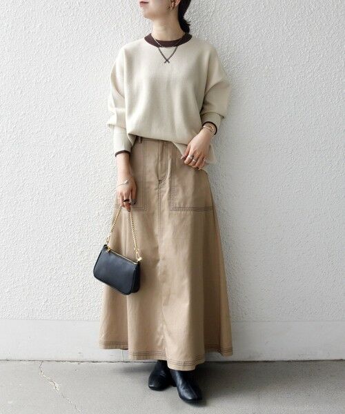 SHIPS / シップス ニット・セーター | SHIPS any:〈手洗い可能〉ダブルフェイス Vガゼット ニット プルオーバー | 詳細11