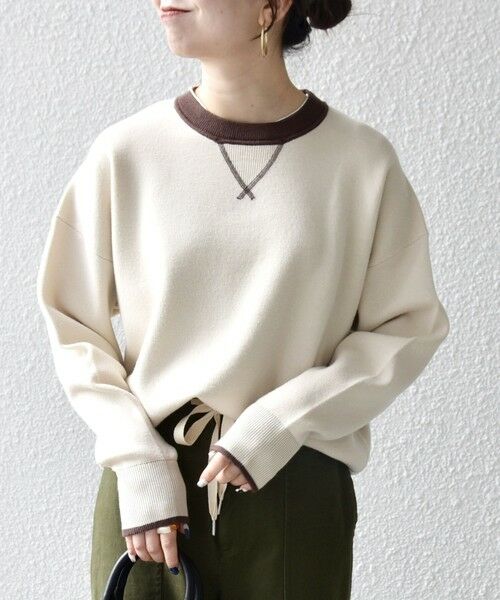 SHIPS / シップス ニット・セーター | SHIPS any:〈手洗い可能〉ダブルフェイス Vガゼット ニット プルオーバー | 詳細8