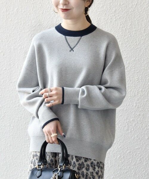 SHIPS / シップス ニット・セーター | SHIPS any:〈手洗い可能〉ダブルフェイス Vガゼット ニット プルオーバー | 詳細19