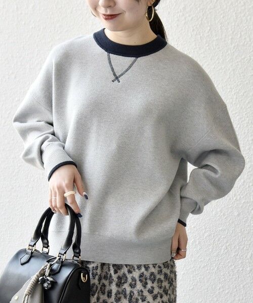 SHIPS / シップス ニット・セーター | SHIPS any:〈手洗い可能〉ダブルフェイス Vガゼット ニット プルオーバー | 詳細23