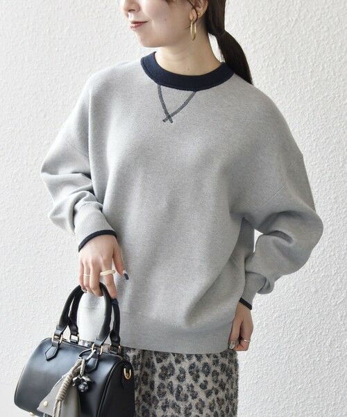 SHIPS / シップス ニット・セーター | SHIPS any:〈手洗い可能〉ダブルフェイス Vガゼット ニット プルオーバー | 詳細24